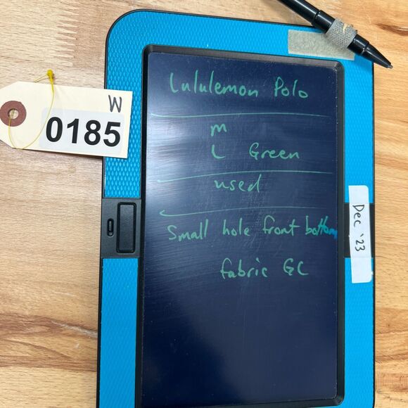 Lululemon Precision Polo Shirt Mens L Large Green Athletic Thin Fabric Golf - Picture 8 of 10